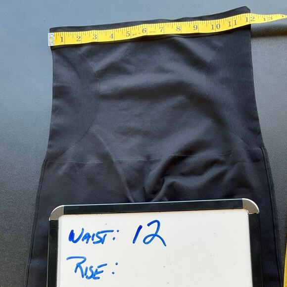 ShaperMint Black High Rise Ankle Length Leggings Size M - Picture 4 of 6